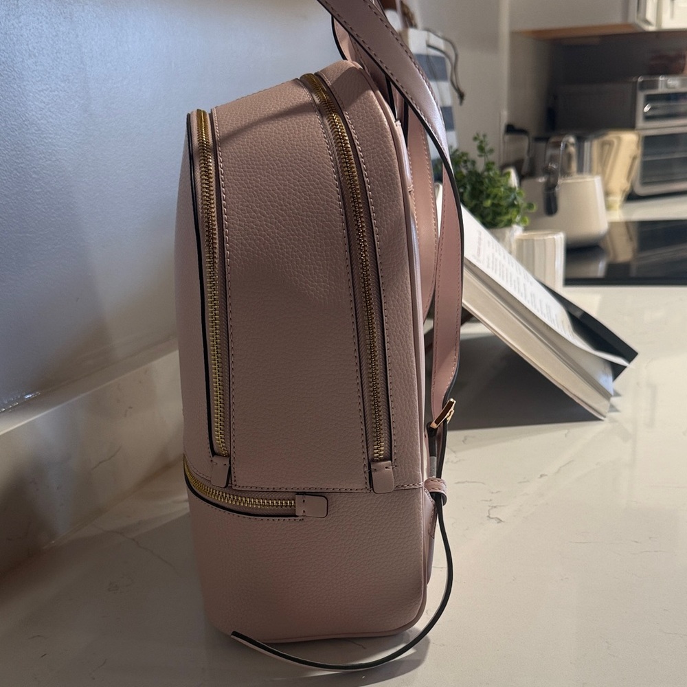 Michael Kors Pink Leather Backpack - Picture 2 of 2